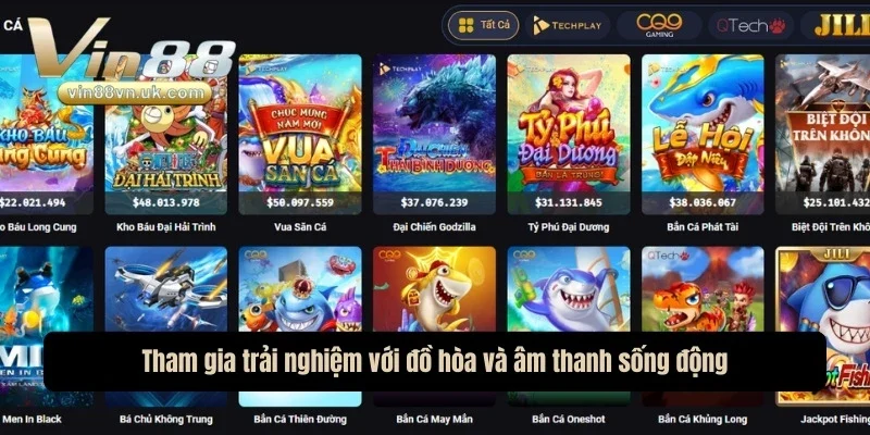 Tham gia trải nghiệm với đồ hòa và âm thanh sống động Tham gia trải nghiệm với đồ hòa và âm thanh sống động