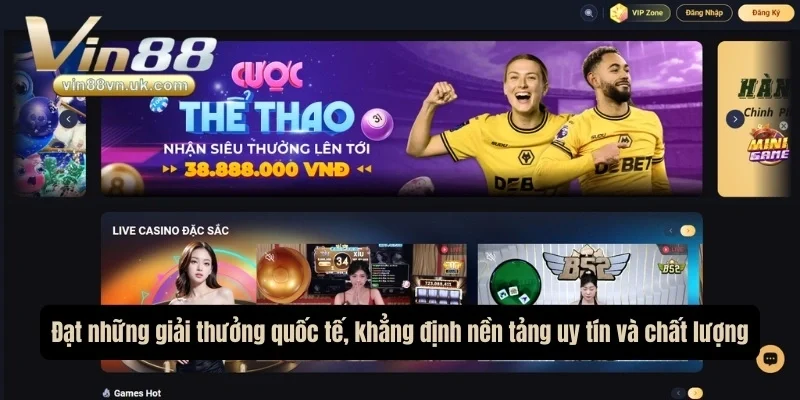Đạt những giải thưởng quốc tế, khẳng định nền tảng uy tín và chất lượng Đạt những giải thưởng quốc tế, khẳng định nền tảng uy tín và chất lượng