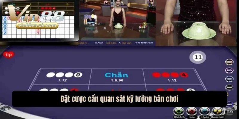 Đặt cược cần quan sát kỹ lưỡng bàn chơi Đặt cược cần quan sát kỹ lưỡng bàn chơi